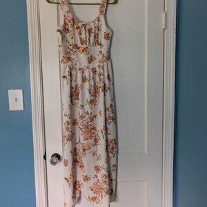 Flowy flowery summer dress